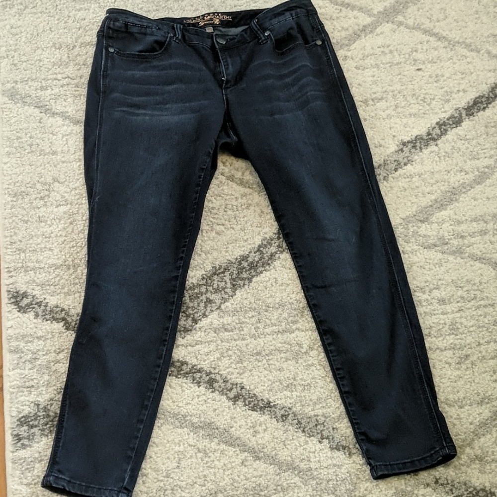 Melissa McCarthy Seven7 dark wash skinny jeans